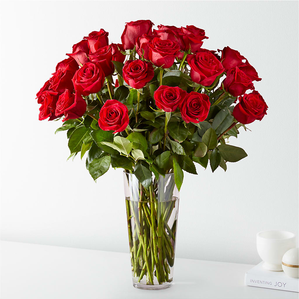 Long Stem Red Rose Bouquet – Flowers Forever, Carlsbad CA