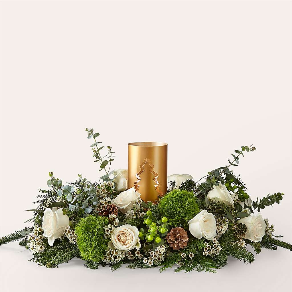 Chestnuts Roasting Centerpiece – Flowers Forever, Carlsbad CA