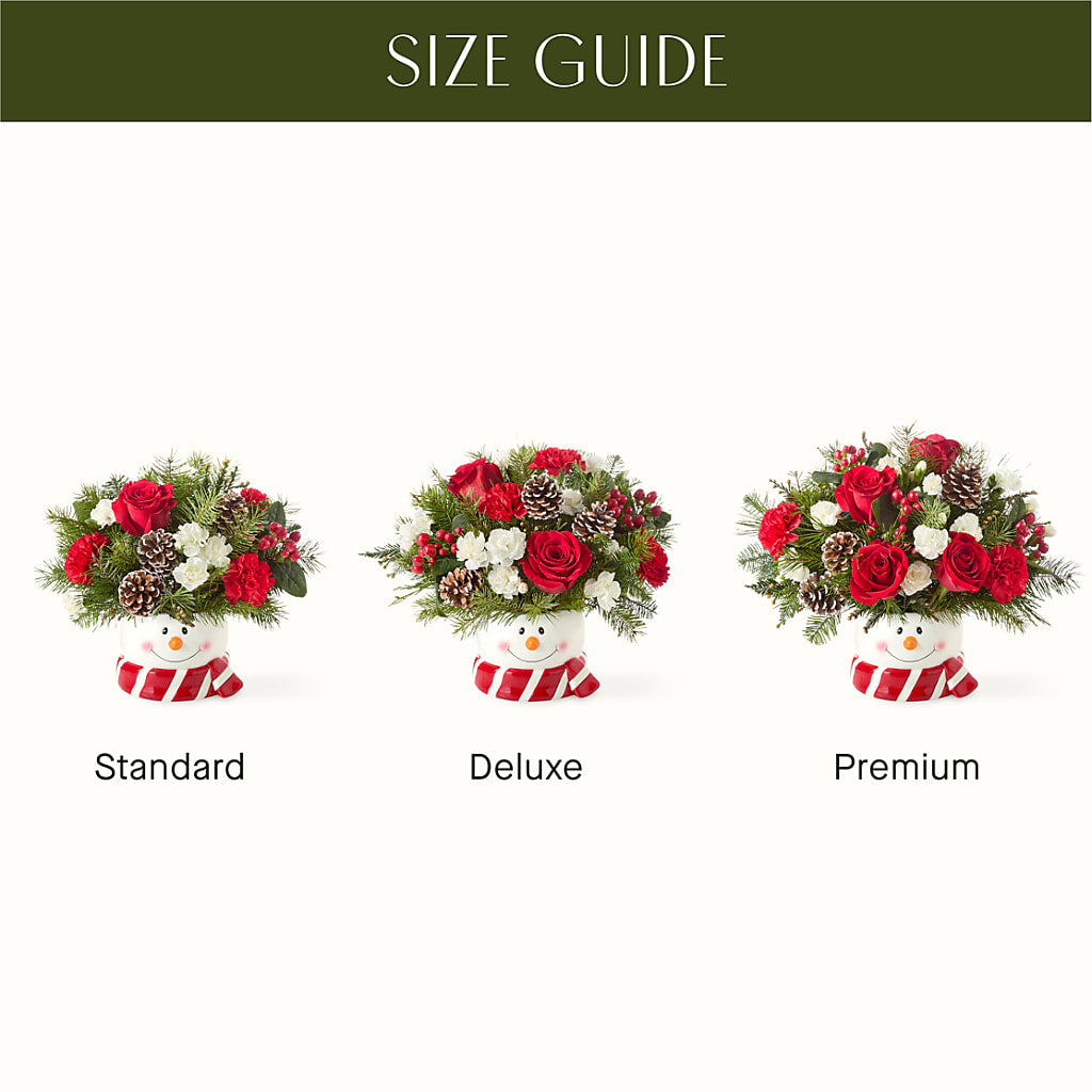 Jolly Snowman Bouquet – Flowers Forever, Carlsbad CA