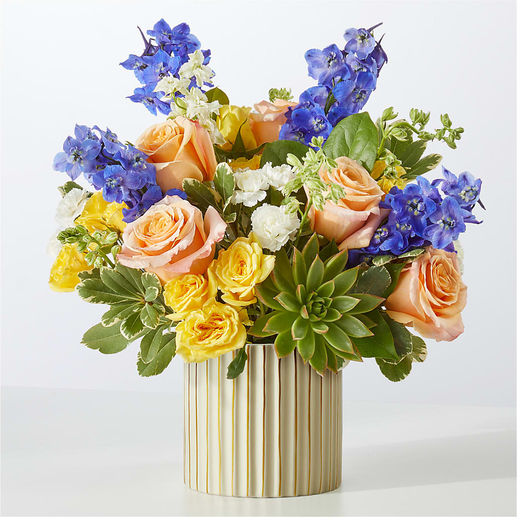 Cobalt Reverie Bouquet – Flowers Forever, Carlsbad CA