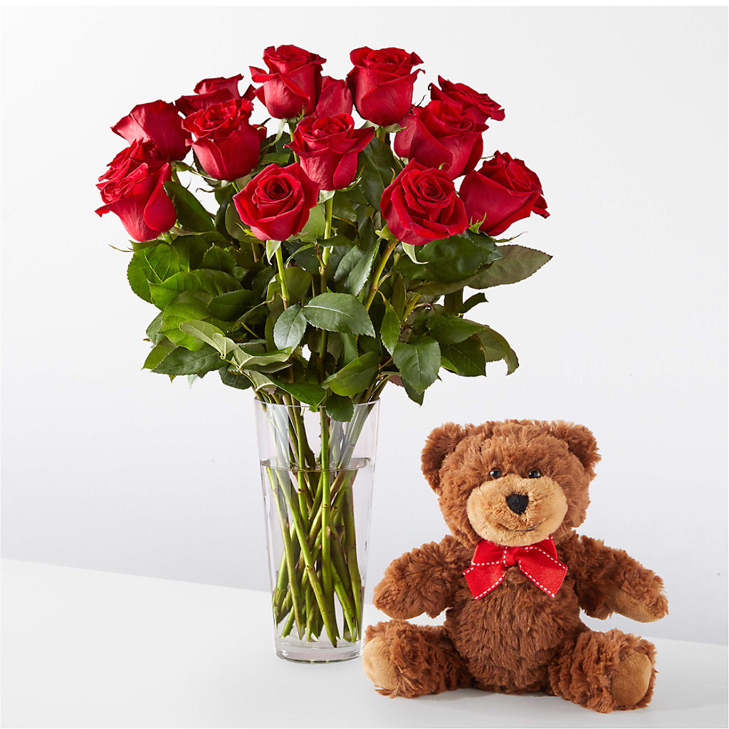 Romantic Long Stem Red Rose Bouquet Bundles – Flowers Forever, Carlsbad CA
