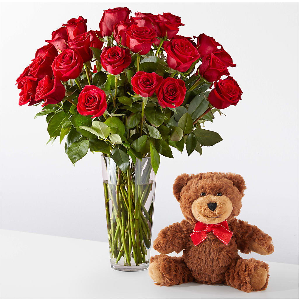 Romantic Long Stem Red Rose Bouquet Bundles – Flowers Forever, Carlsbad CA