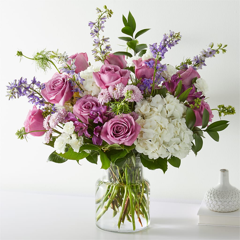 Violet Caress Bouquet – Flowers Forever, Carlsbad CA