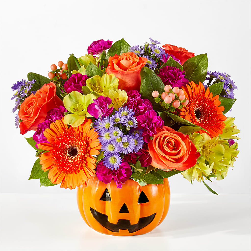 Tricks & Treats Pumpkin – Flowers Forever, Carlsbad CA