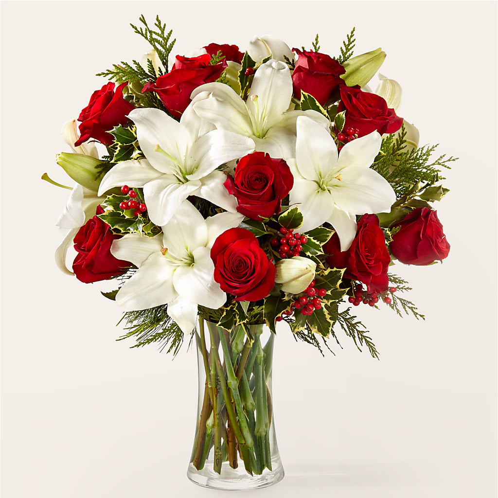 Sparkling Snowflakes Bouquet – Flowers Forever, Carlsbad CA