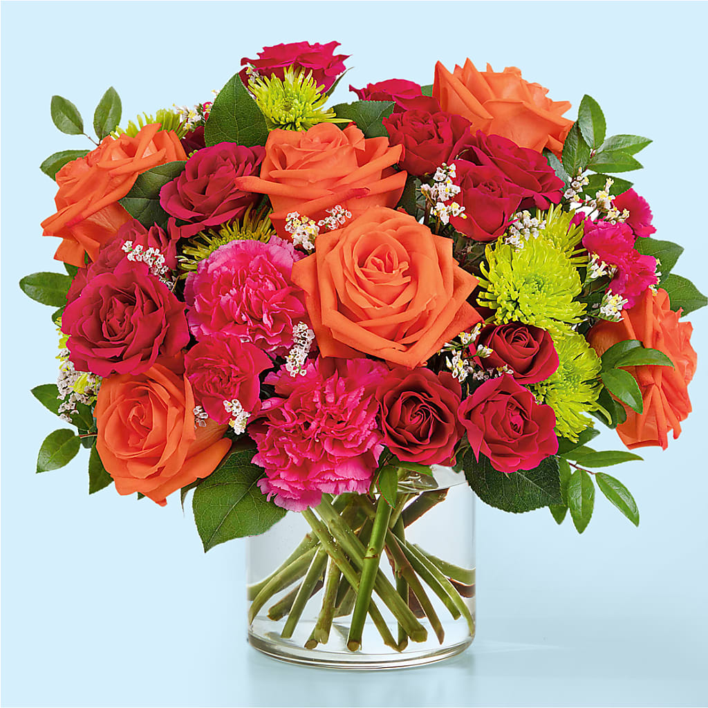 Colorful Carnival Bouquet – Flowers Forever, Carlsbad CA