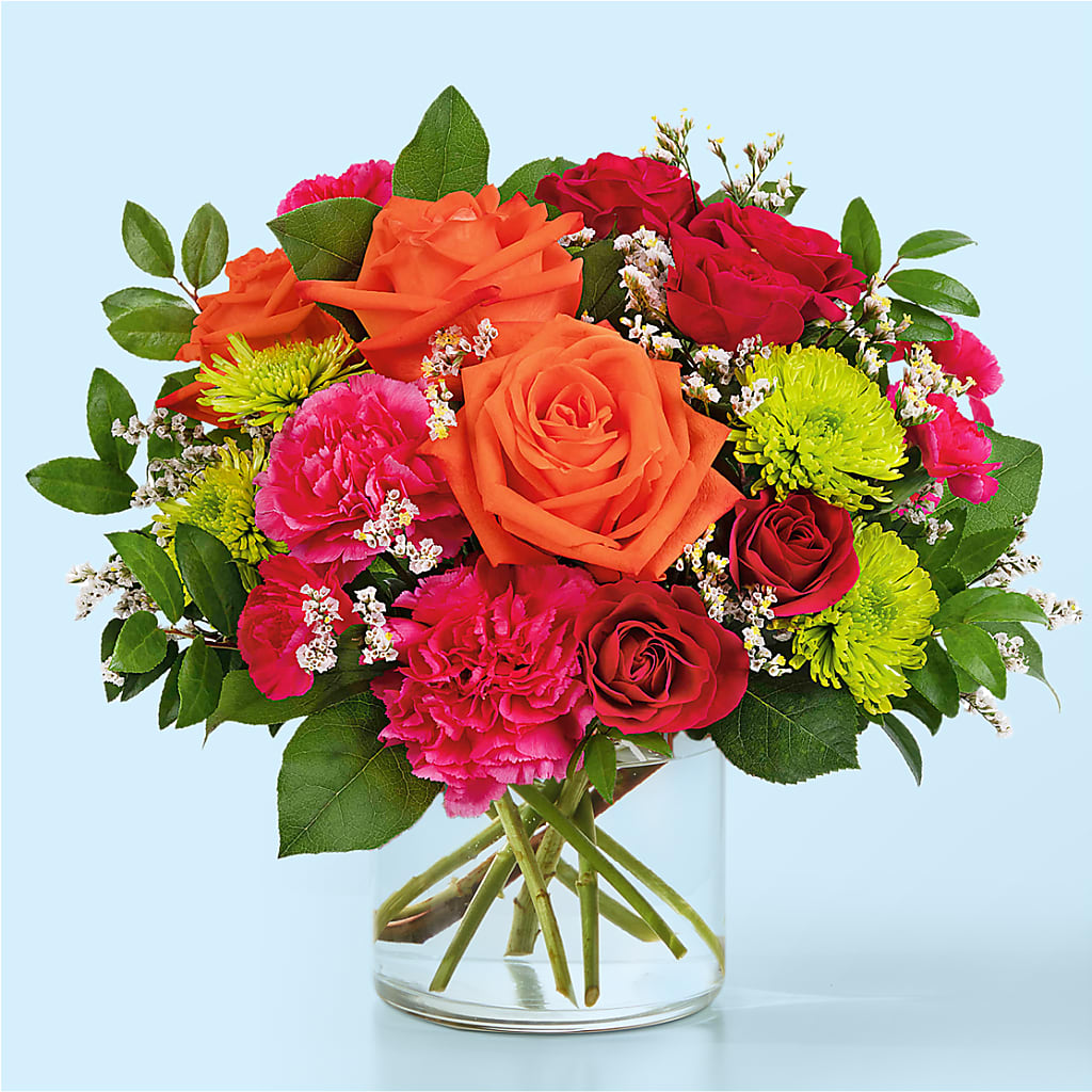 Colorful Carnival Bouquet – Flowers Forever, Carlsbad CA