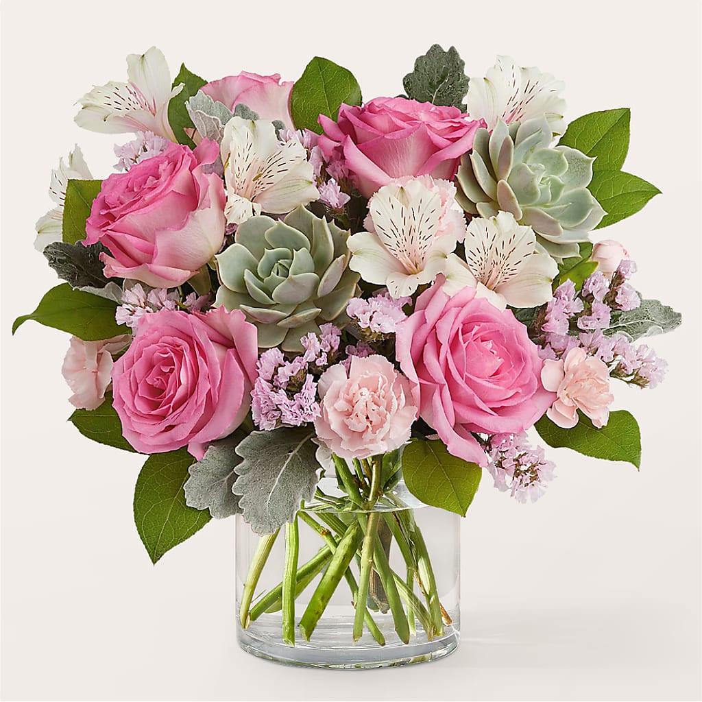 Dusty Rose Bouquet – Flowers Forever, Carlsbad CA