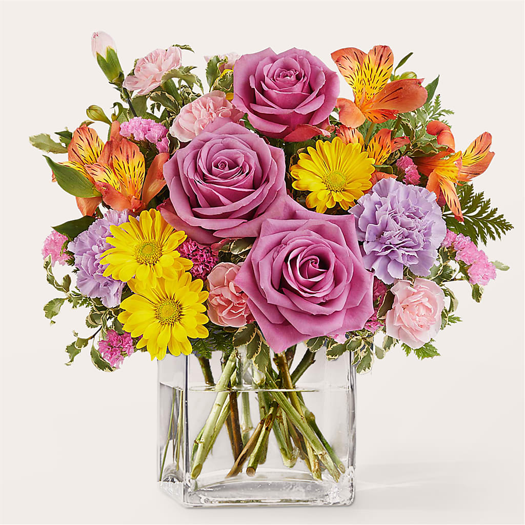 Shades of Happiness Bouquet – Flowers Forever, Carlsbad CA