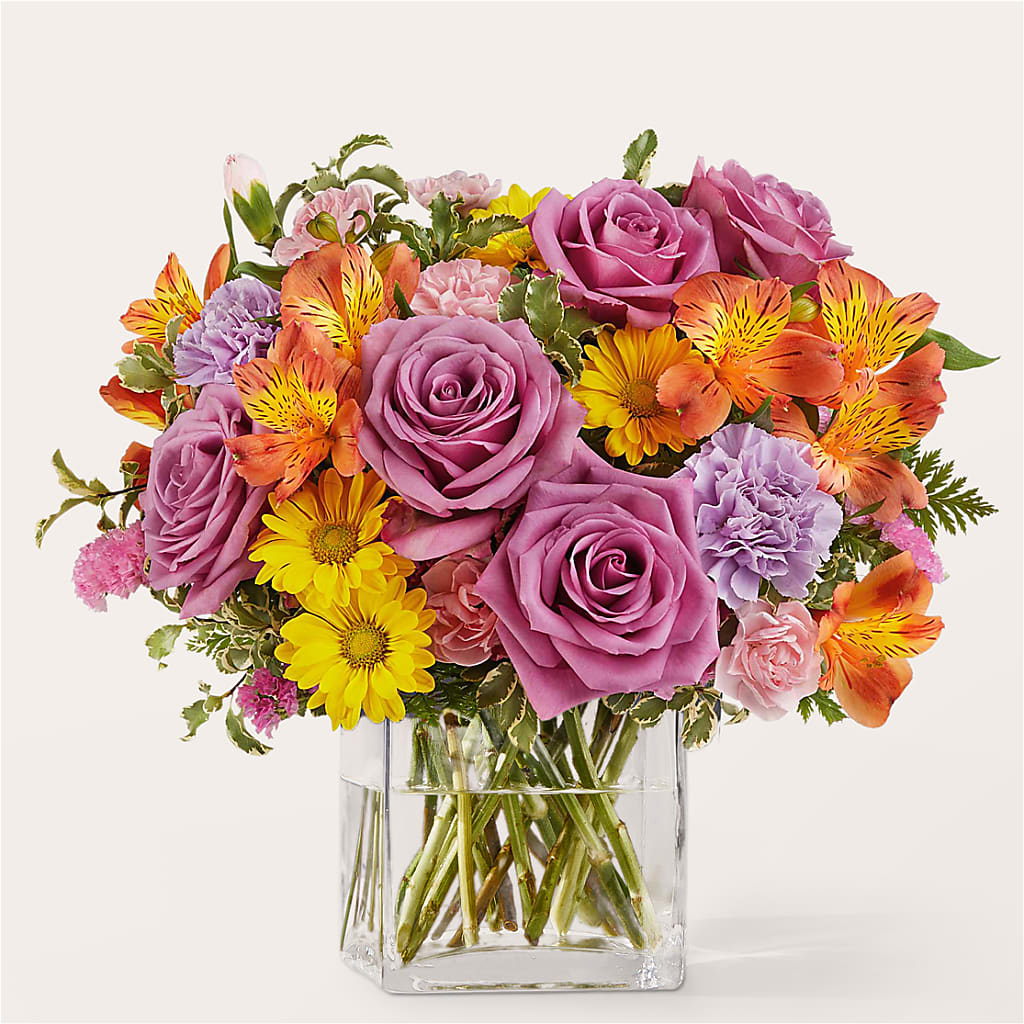 Shades of Happiness Bouquet – Flowers Forever, Carlsbad CA
