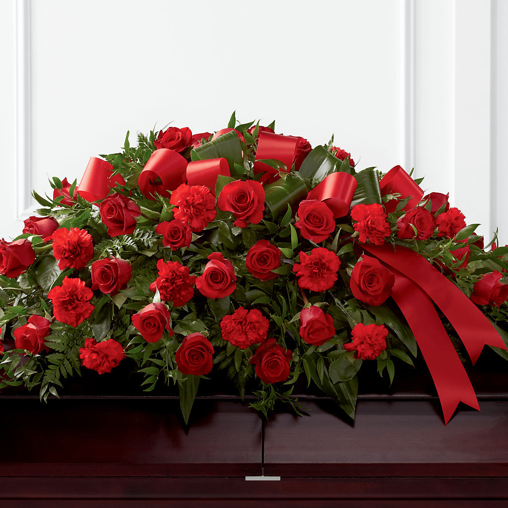 Tribute of Life Casket Spray – Flowers Forever, Carlsbad CA