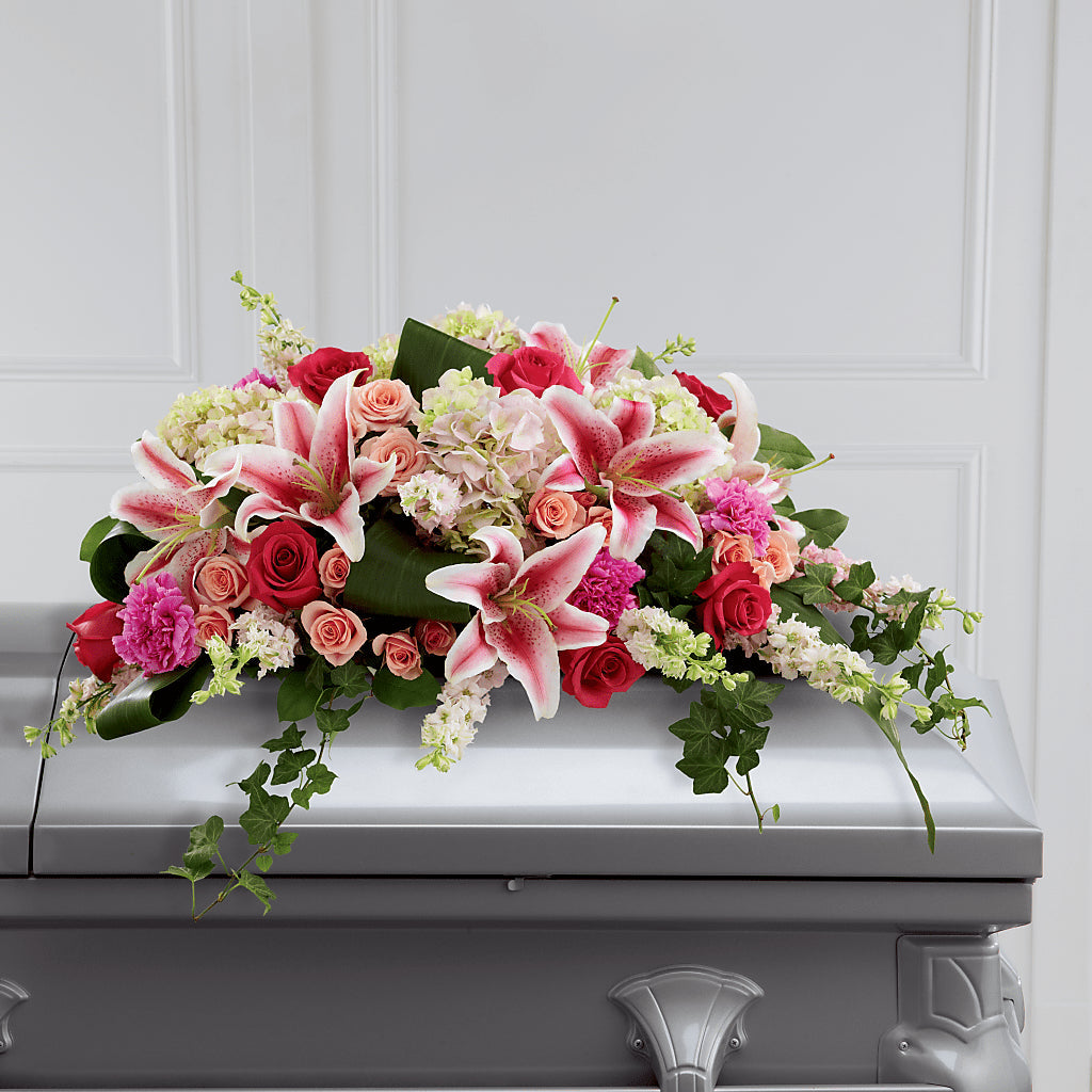 Splendid Grace Casket Spray – Flowers Forever, Carlsbad CA