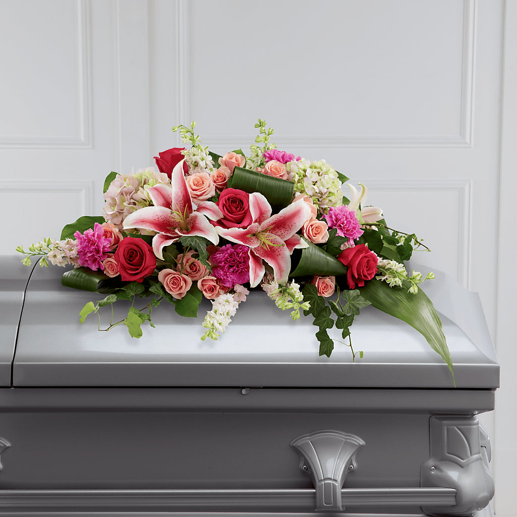 Splendid Grace Casket Spray – Flowers Forever, Carlsbad CA