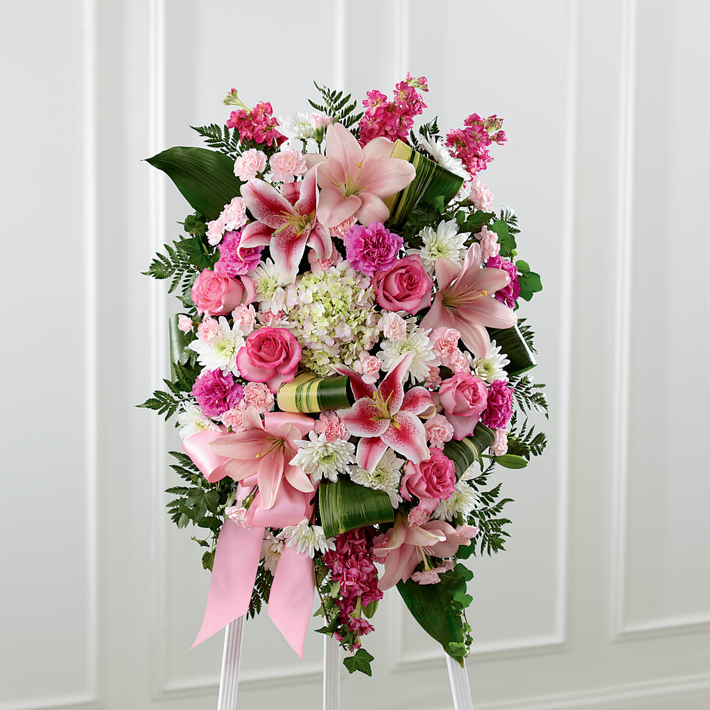 Comforting Standing Spray – Flowers Forever, Carlsbad CA