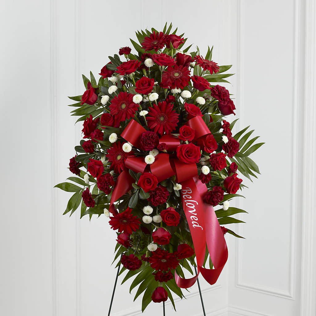 Treasured Memories Standing Spray – Flowers Forever, Carlsbad CA