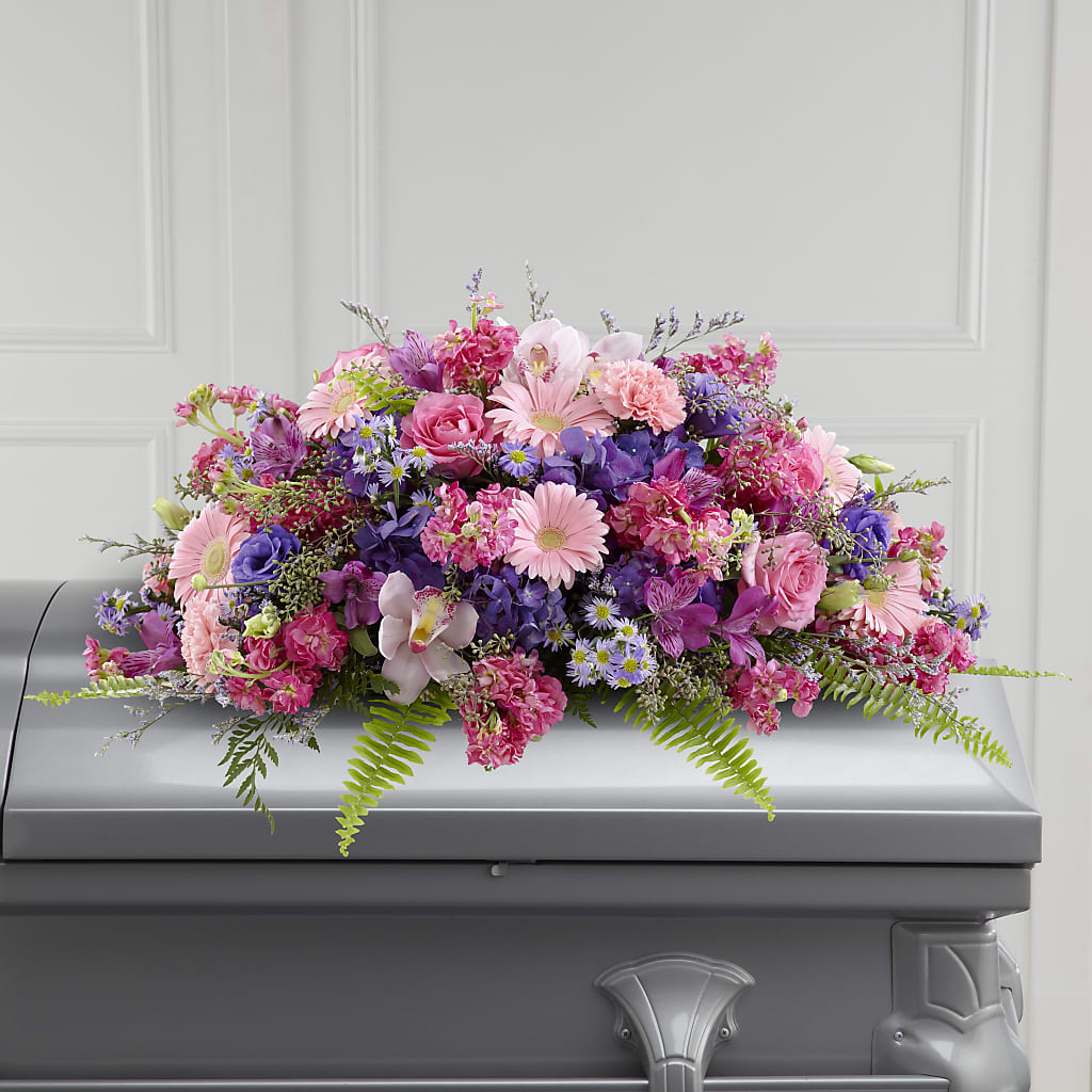 Glorious Garden Casket Spray – Flowers Forever, Carlsbad CA