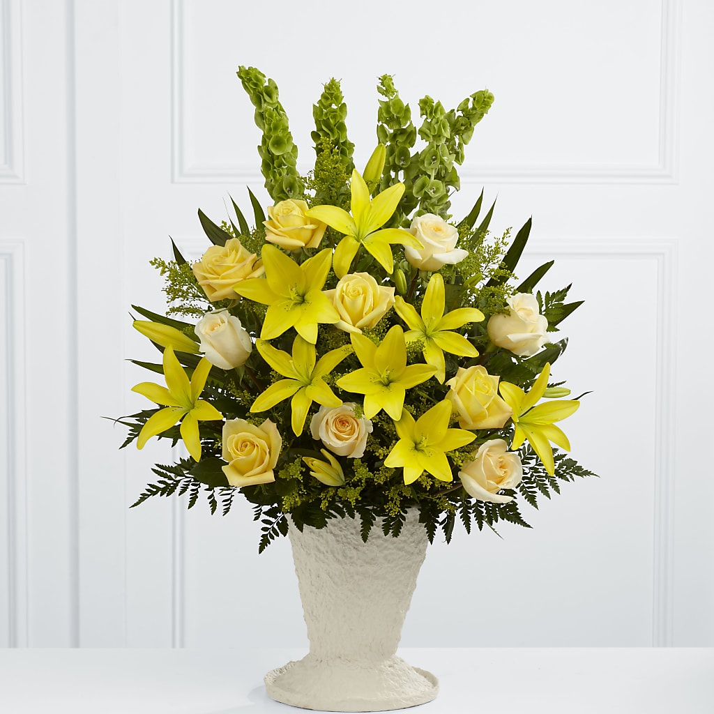 Golden Memories Arrangement – Flowers Forever, Carlsbad CA