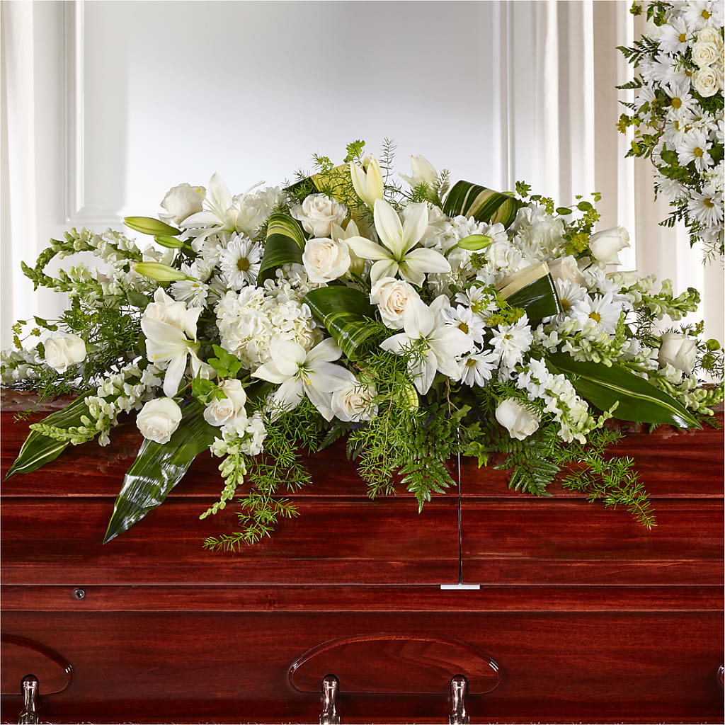 Abundance Casket Spray – Flowers Forever, Carlsbad CA