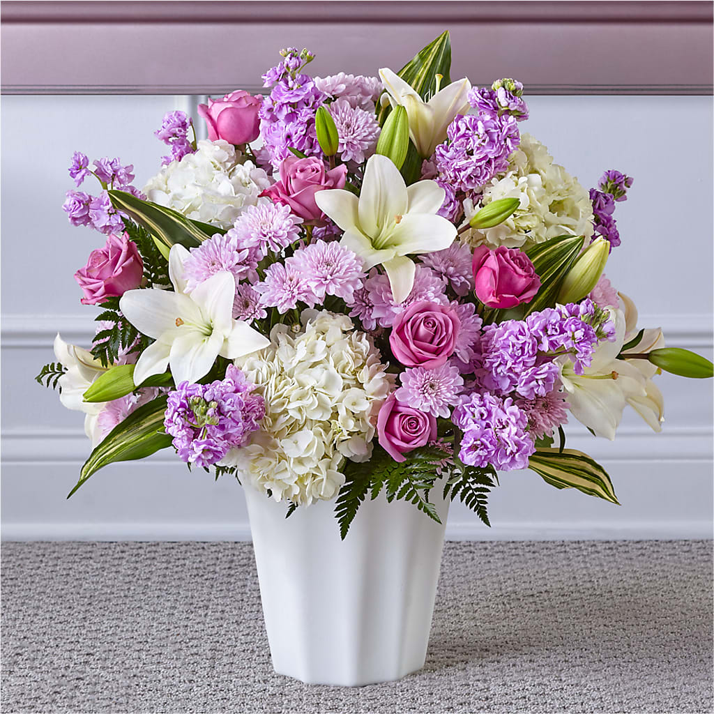 Heaven Sent Floor Basket – Flowers Forever, Carlsbad CA