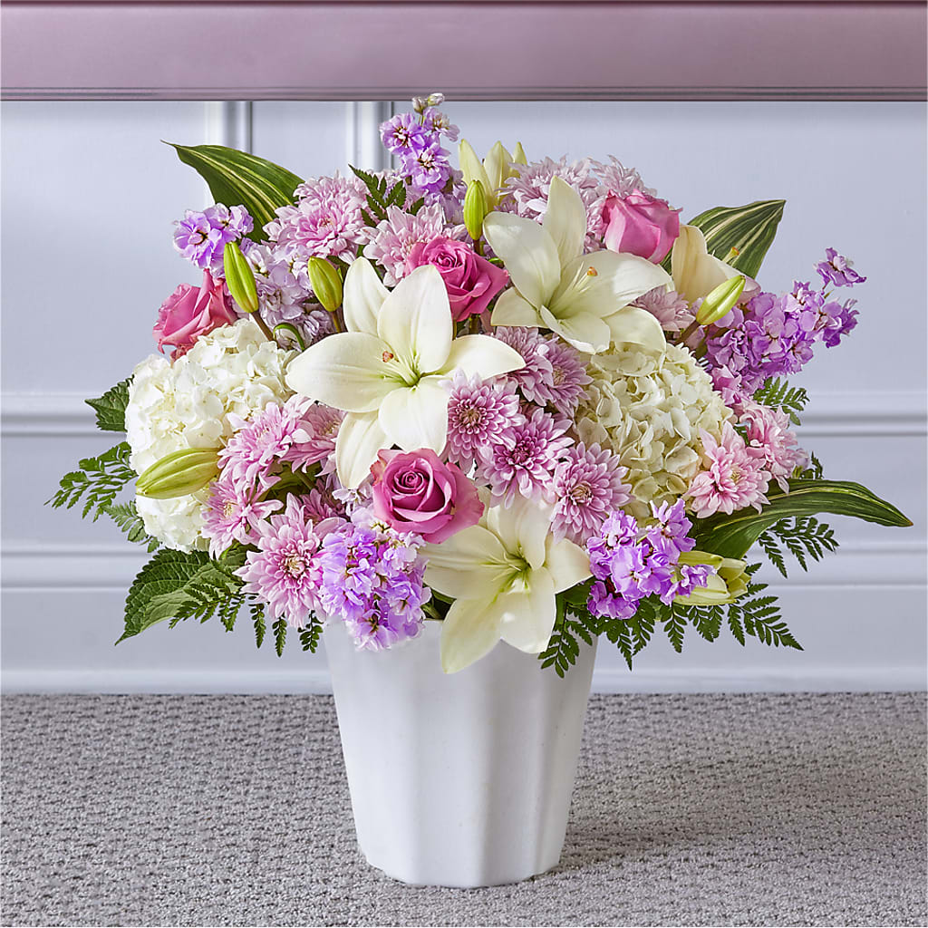 Heaven Sent Floor Basket – Flowers Forever, Carlsbad CA