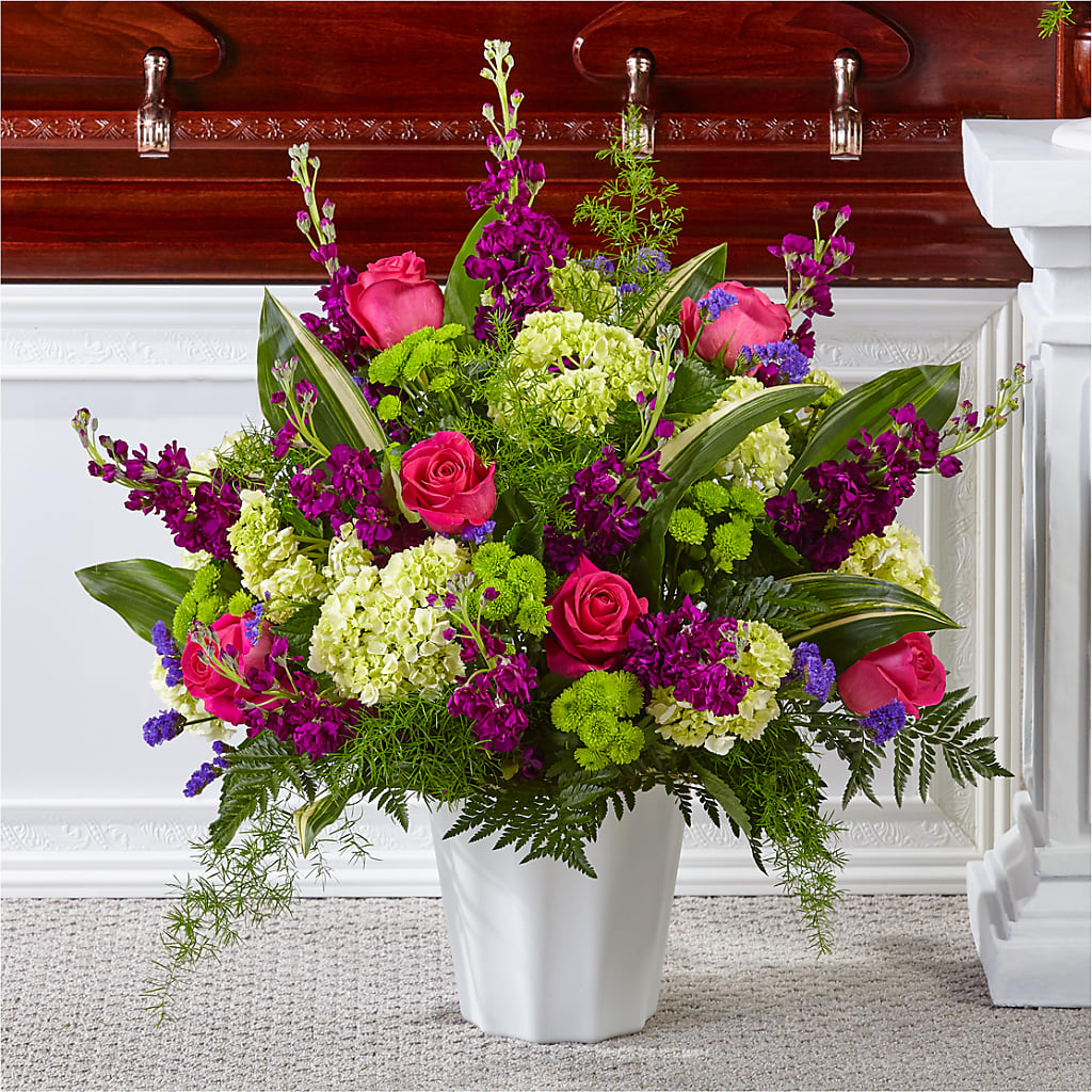 Beautiful Horizons Floor Basket – Flowers Forever, Carlsbad CA