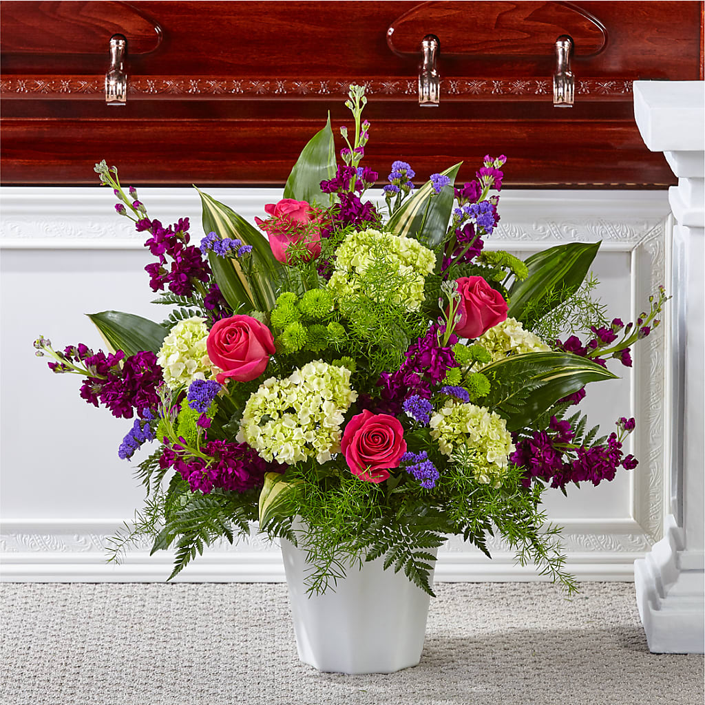 Beautiful Horizons Floor Basket – Flowers Forever, Carlsbad CA
