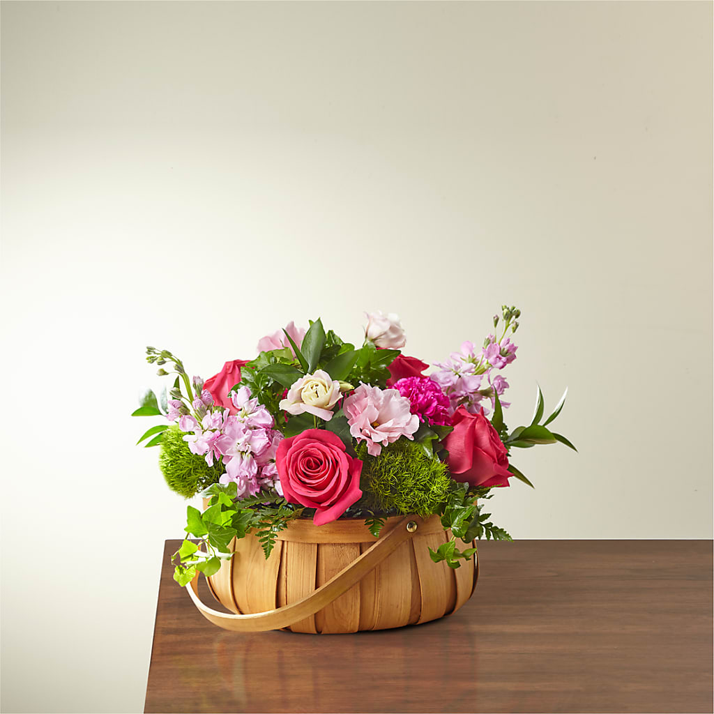 Radiance in Bloom Basket – Flowers Forever, Carlsbad CA
