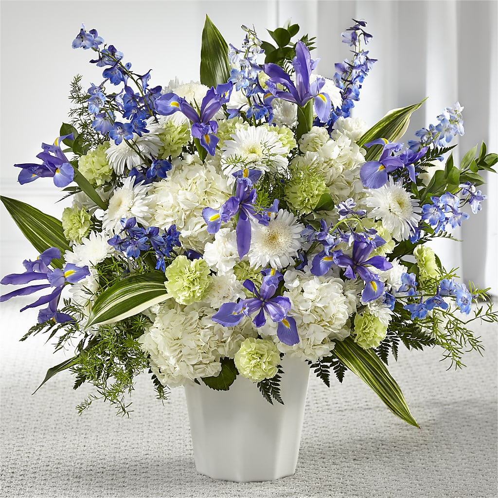 Soft Serenity Floor Basket – Flowers Forever, Carlsbad CA