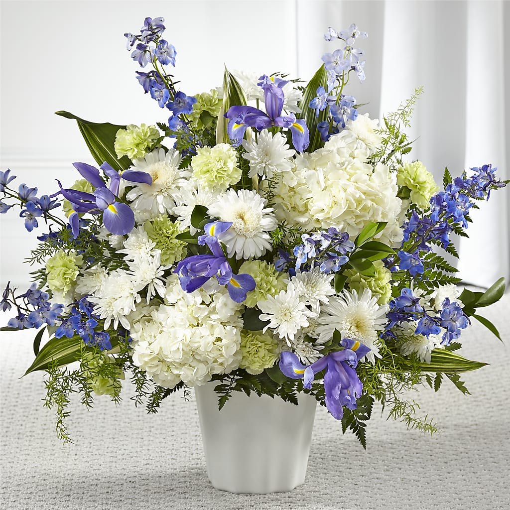 Soft Serenity Floor Basket – Flowers Forever, Carlsbad CA