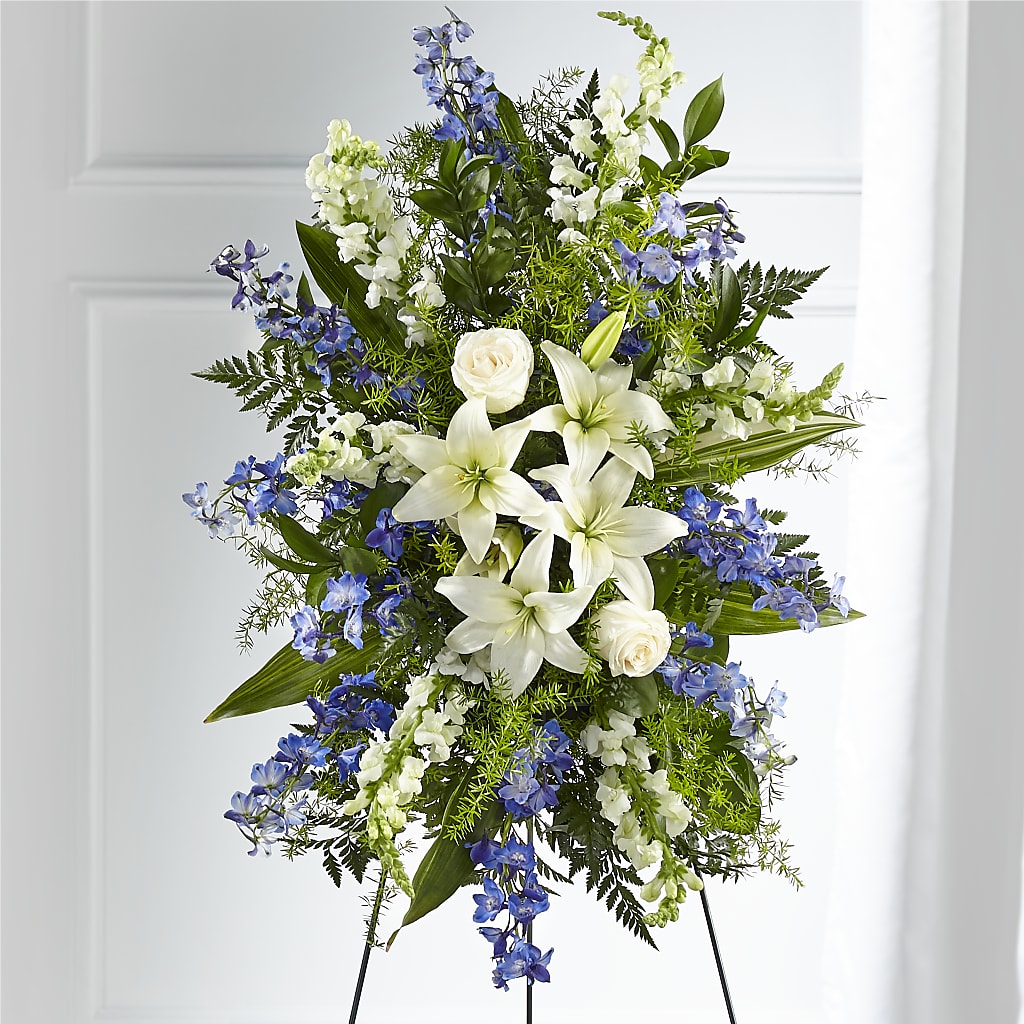 Faithful Friend Standing Spray – Flowers Forever, Carlsbad CA