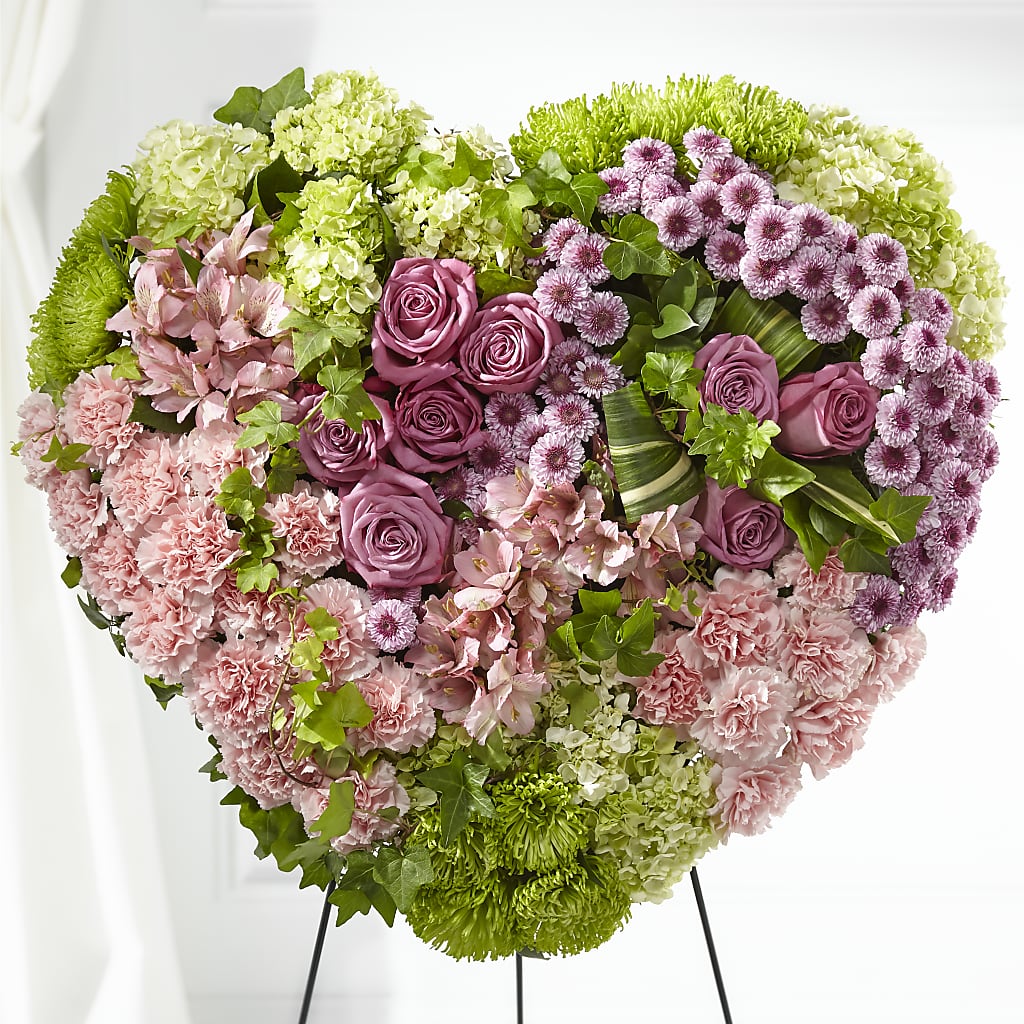 Heartwarming Standing Heart – Flowers Forever, Carlsbad CA