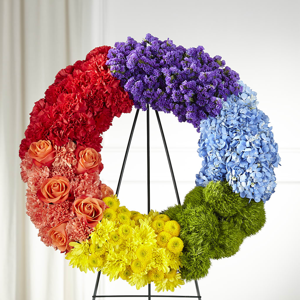 Circle of Love Wreath – Flowers Forever, Carlsbad CA
