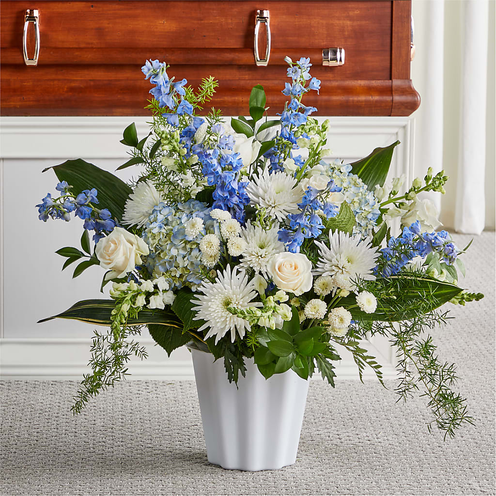 Everlasting Memories Floor Basket – Flowers Forever, Carlsbad CA