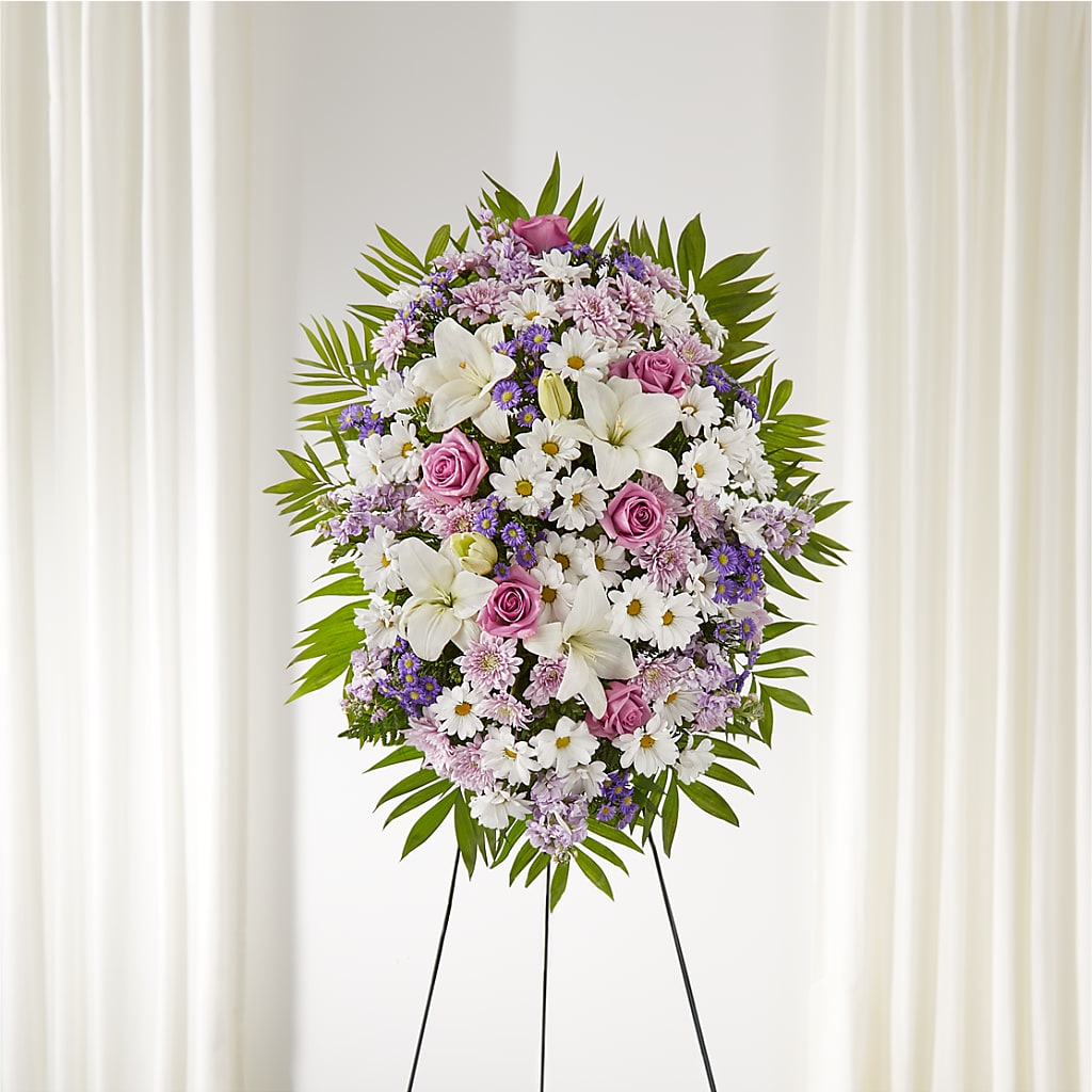 Surrounded by Love Standing Spray – Flowers Forever, Carlsbad CA