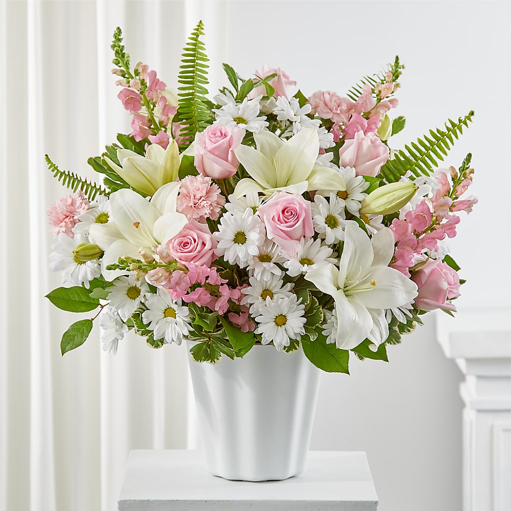 Soft Touch Tabletop Basket – Flowers Forever, Carlsbad CA