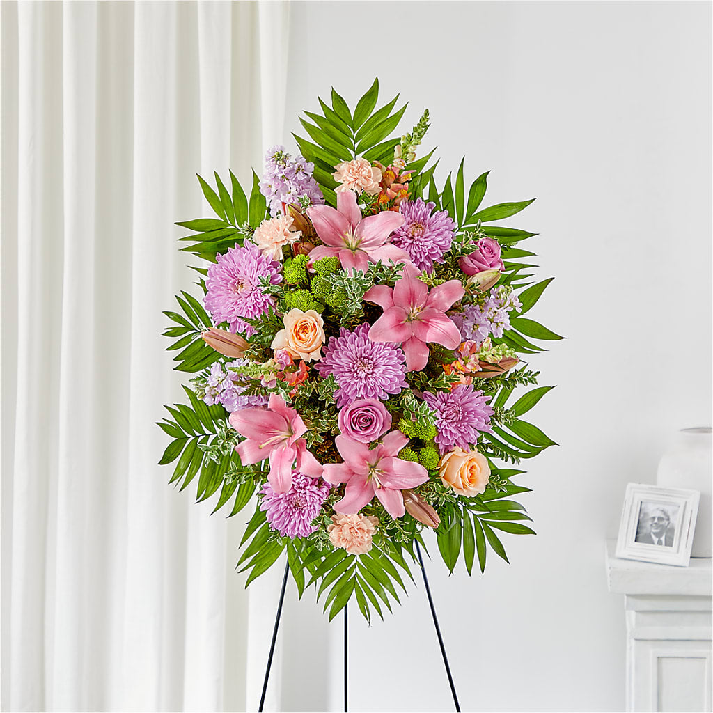 Love & Light Standing Spray – Flowers Forever, Carlsbad CA