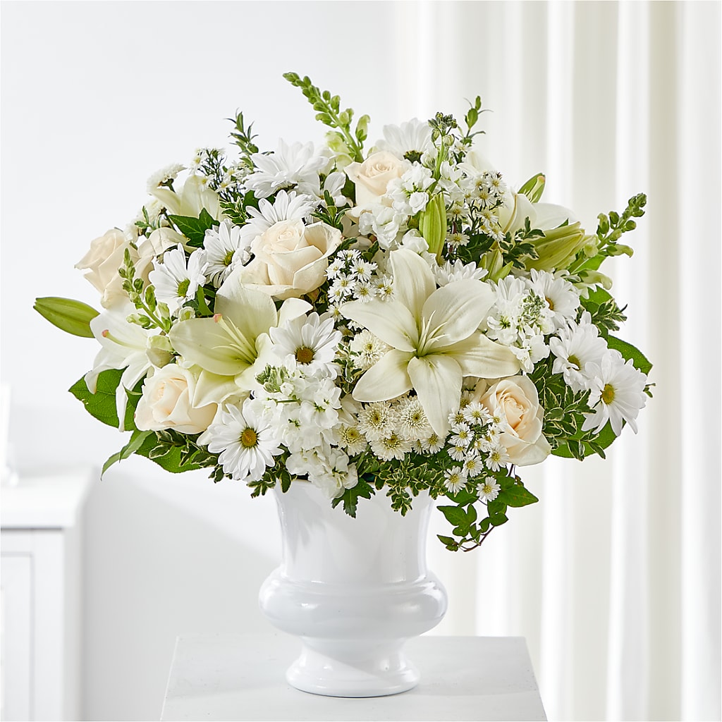 Uplifting Urn Arrangement – Flowers Forever, Carlsbad CA