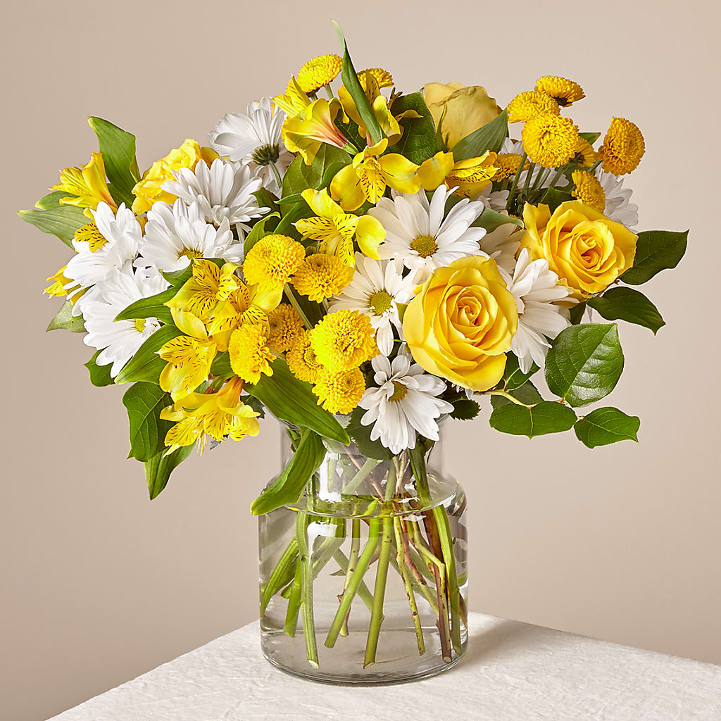 Sunny Sentiments Bouquet – Flowers Forever, Carlsbad CA