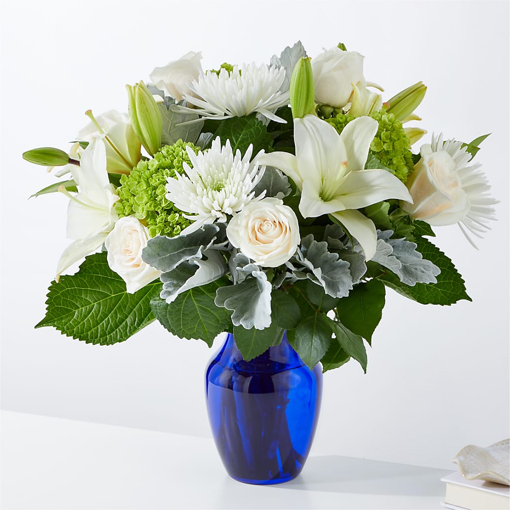 Snowy Dreams Bouquet – Flowers Forever, Carlsbad CA