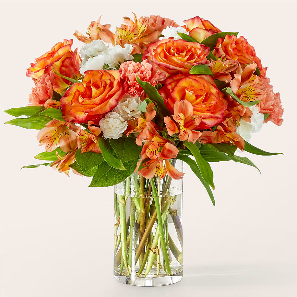 Apricot Glow Bouquet – Flowers Forever, Carlsbad CA