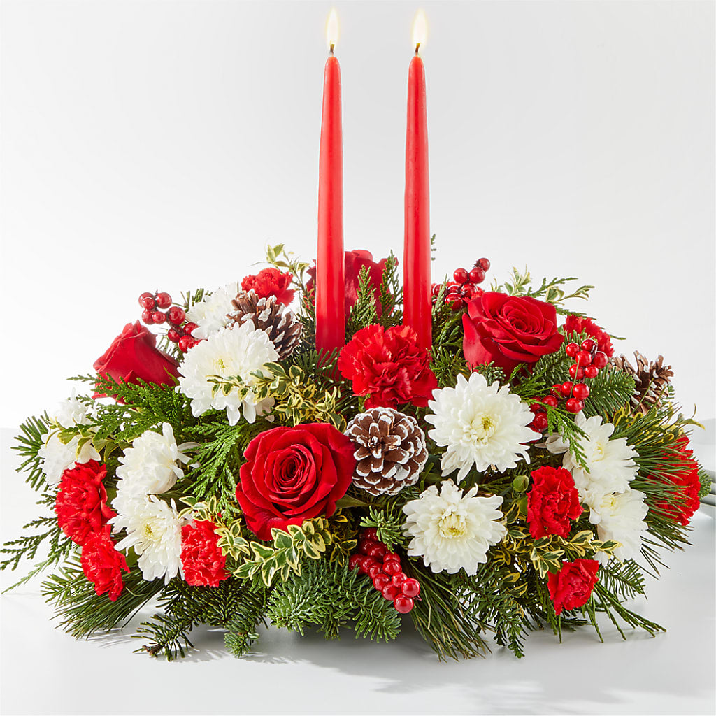 Holiday Soiree Centerpiece – Flowers Forever, Carlsbad CA