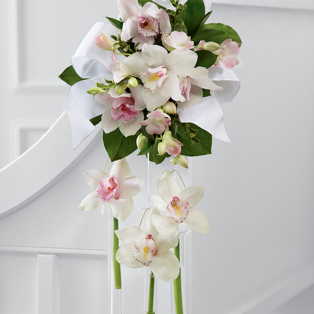 Perfect Entrance Pew Arrangement – Flowers Forever, Carlsbad CA