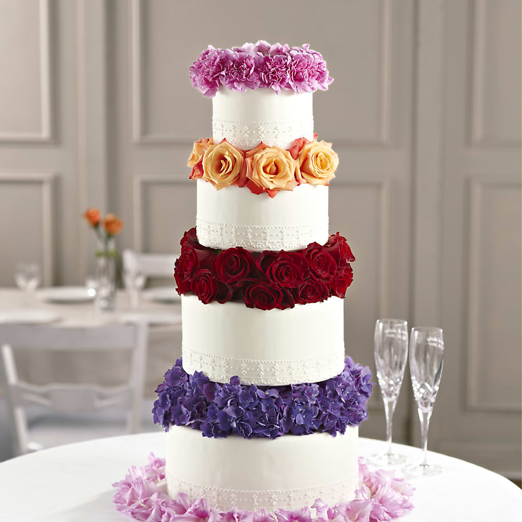 Infinite Love Cake Décor – Flowers Forever, Carlsbad CA