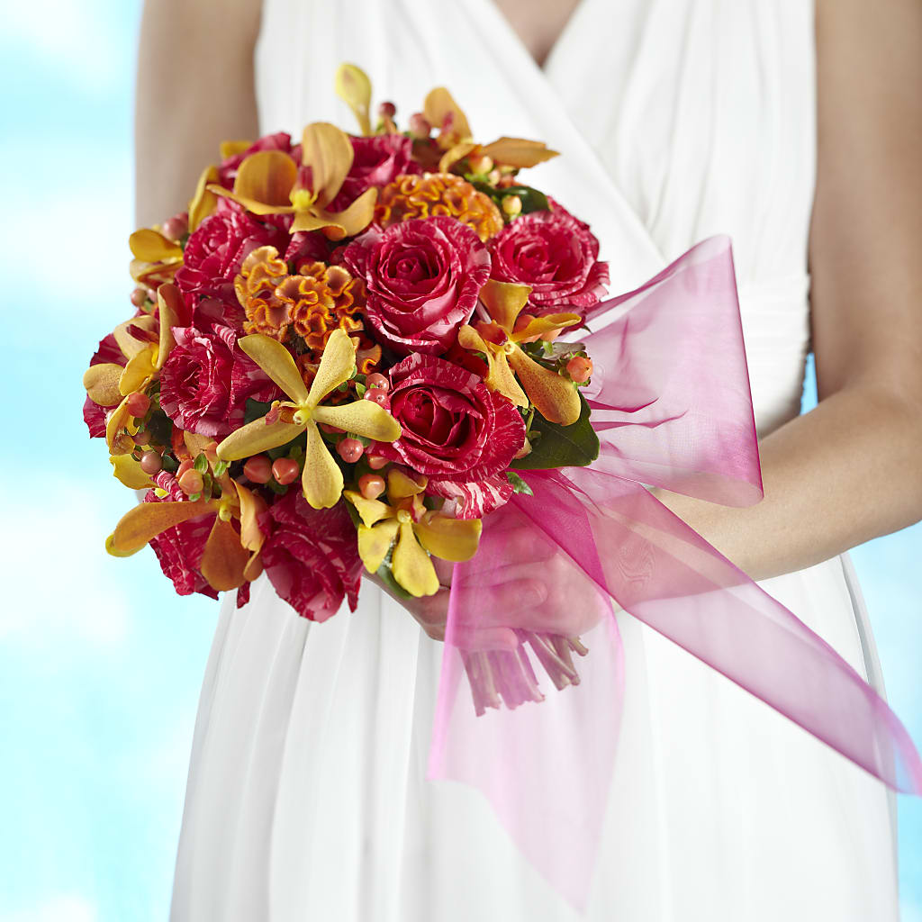 Brilliant Shades of Love Bouquet – Flowers Forever, Carlsbad CA