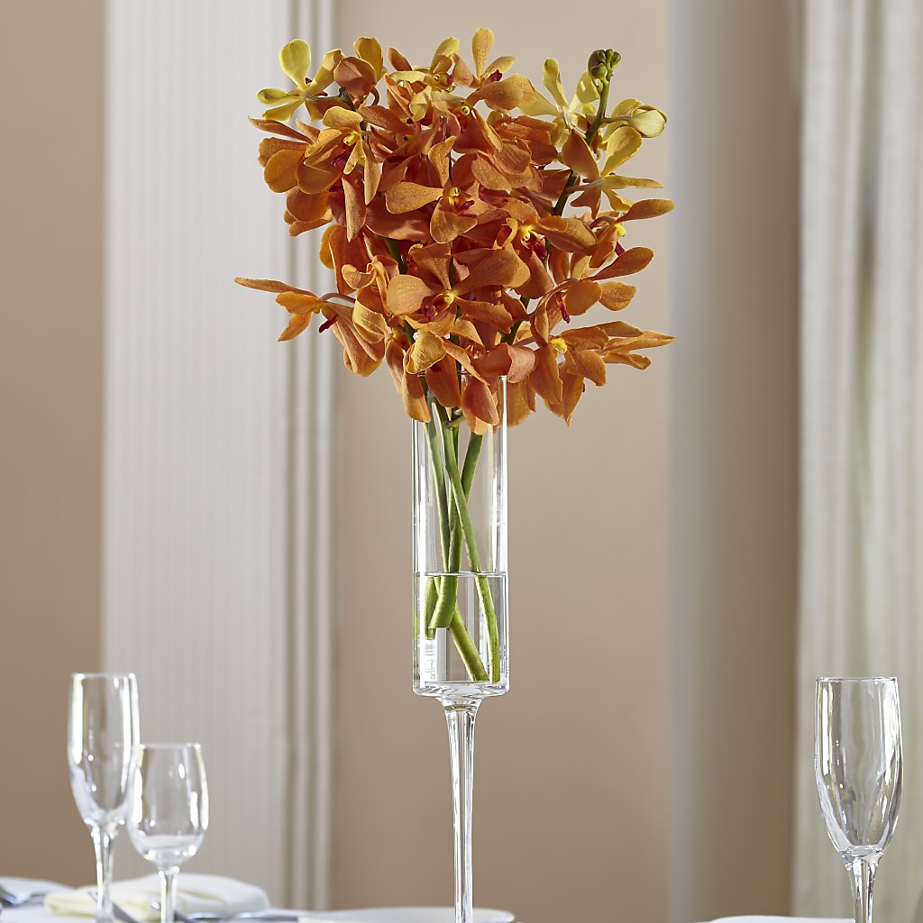 Orange Mokara Bouquet – Flowers Forever, Carlsbad CA