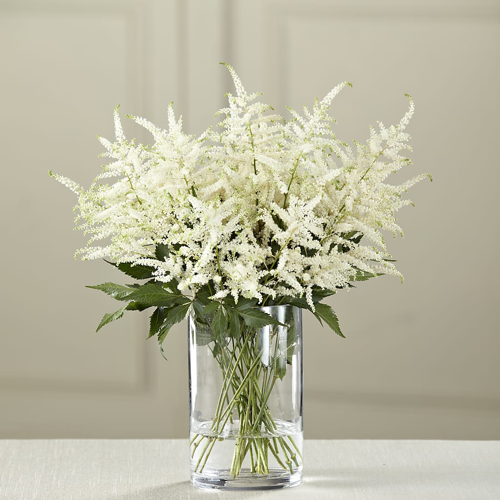 White Astilbe Bouquet – Flowers Forever, Carlsbad CA