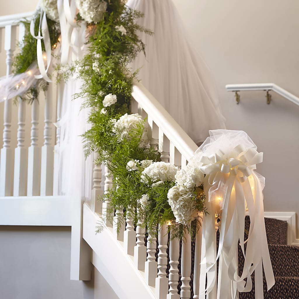 Champagne Dreams Garland – Flowers Forever, Carlsbad CA