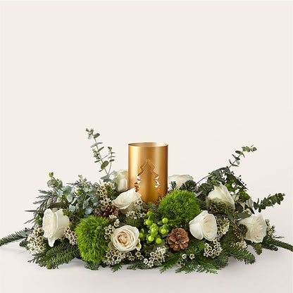 Chestnuts Roasting Centerpiece –  Flowers Forever, Carlsbad CA
