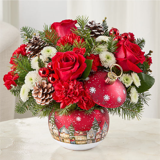 Christmas Carols Ornament –  Flowers Forever, Carlsbad CA