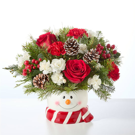 Jolly Snowman Bouquet –  Flowers Forever, Carlsbad CA